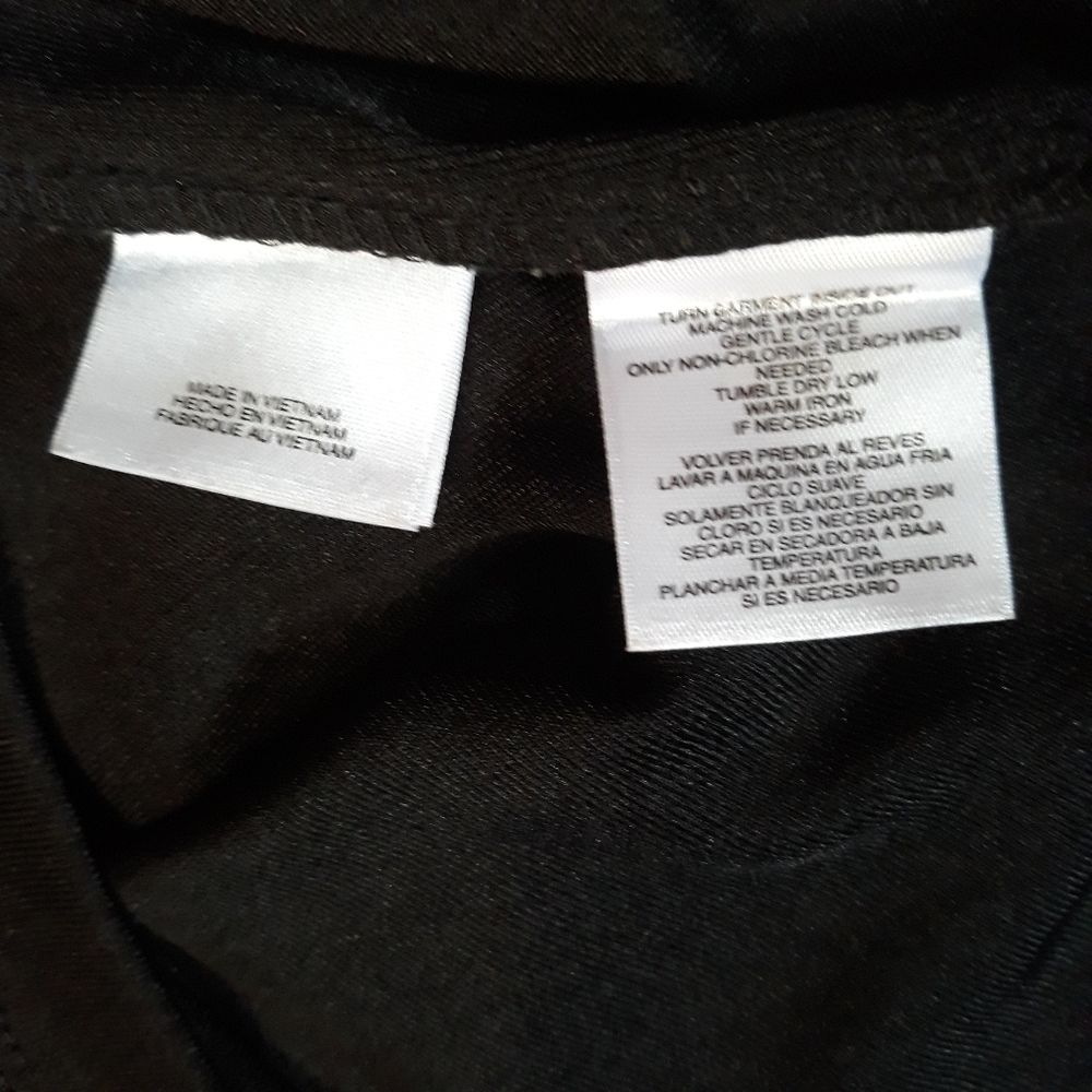 NWOT Kasper Black Shirtdress - Picture 8 of 9